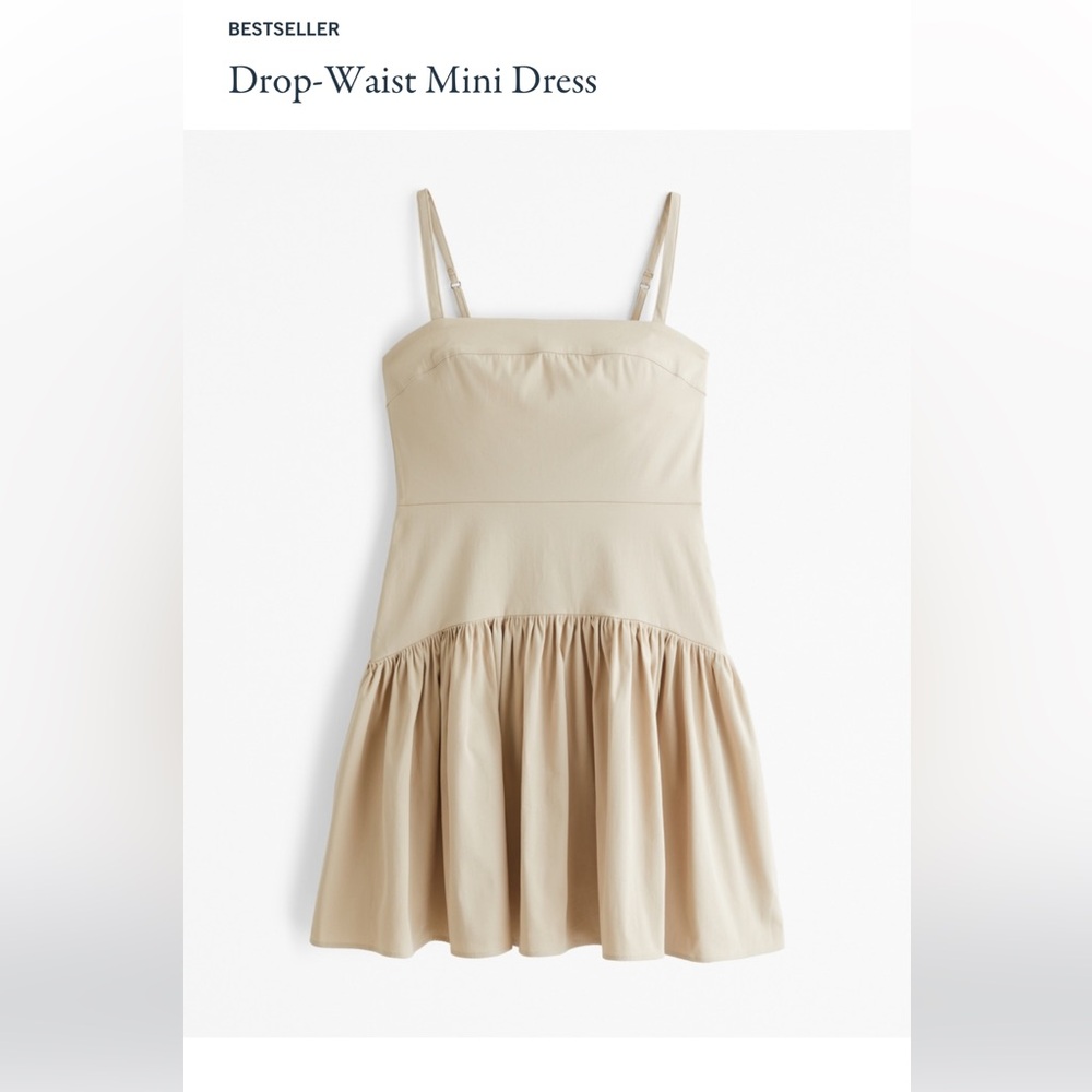 Abercrombie & Fitch Drop Waist Mini Dress